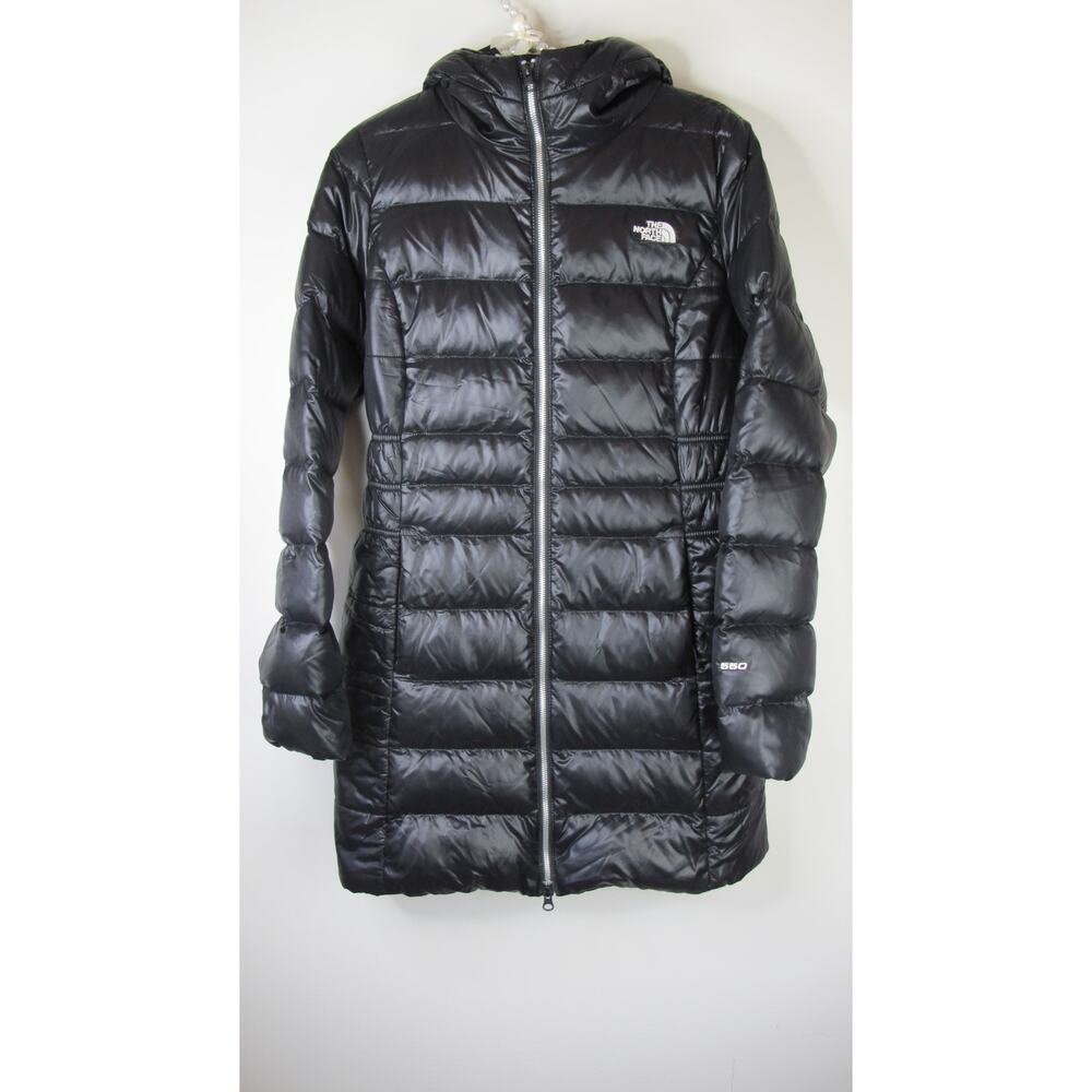 Womens Northface Parka Size Small Black NF0A35BV